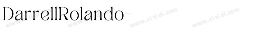 DarrellRolando字体转换