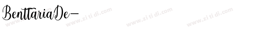 BenttariaDe字体转换