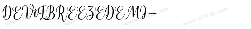 DEViLBREEZEDEMI字体转换