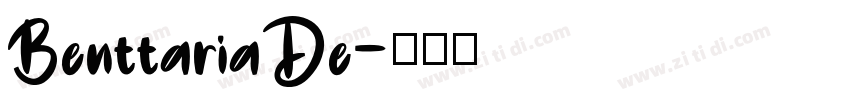 BenttariaDe字体转换