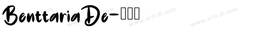 BenttariaDe字体转换