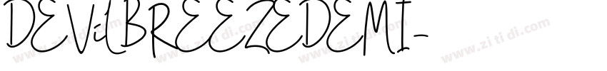 DEViLBREEZEDEMI字体转换