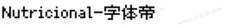 Nutricional字体转换