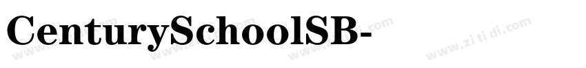 CenturySchoolSB字体转换