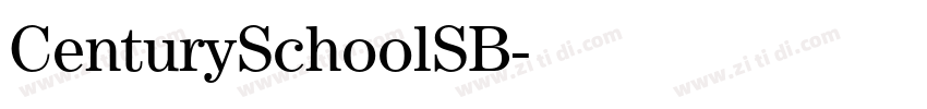 CenturySchoolSB字体转换