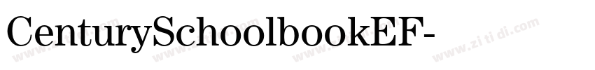 CenturySchoolbookEF字体转换
