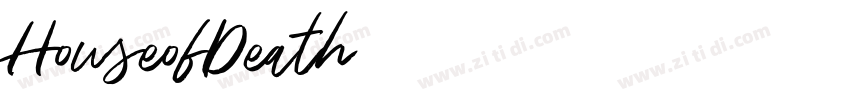 HouseofDeath字体转换