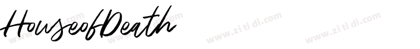 HouseofDeath字体转换