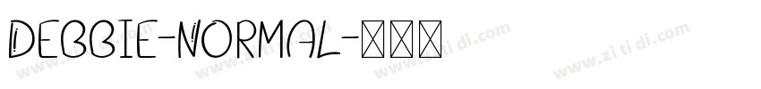 Debbie-Normal字体转换