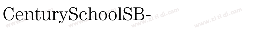 CenturySchoolSB字体转换