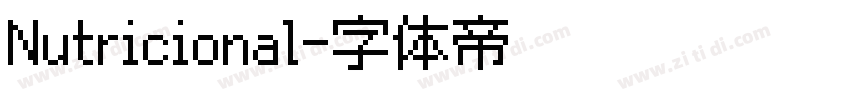 Nutricional字体转换