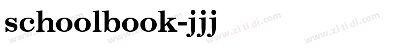 schoolbook字体转换