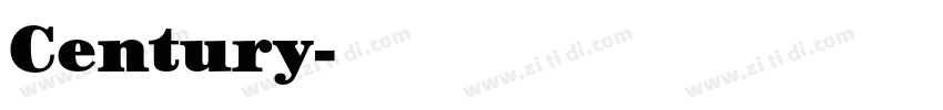 Century字体转换