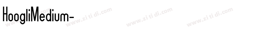 HoogliMedium字体转换