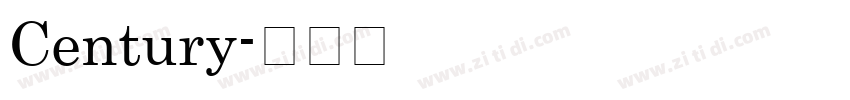 Century字体转换