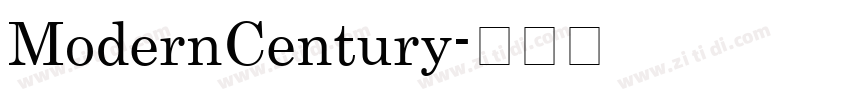 ModernCentury字体转换