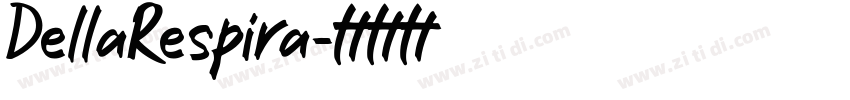 DellaRespira字体转换