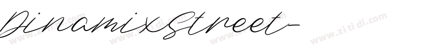 DinamixStreet字体转换