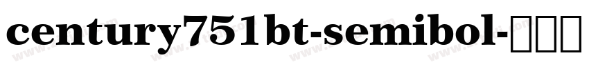 century751bt-semibol字体转换