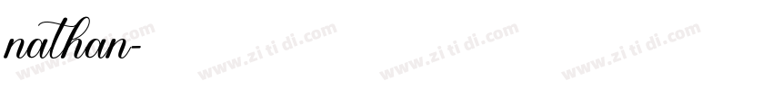 nathan字体转换