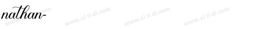 nathan字体转换