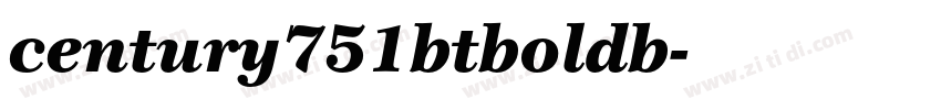 century751btboldb字体转换