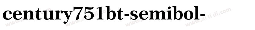 century751bt-semibol字体转换