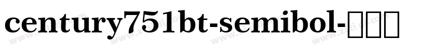 century751bt-semibol字体转换