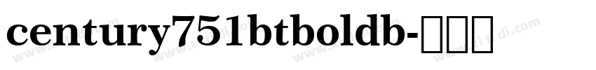 century751btboldb字体转换