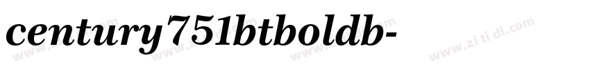 century751btboldb字体转换
