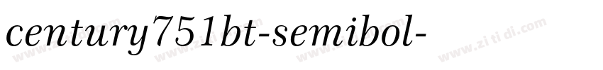 century751bt-semibol字体转换