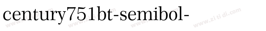 century751bt-semibol字体转换