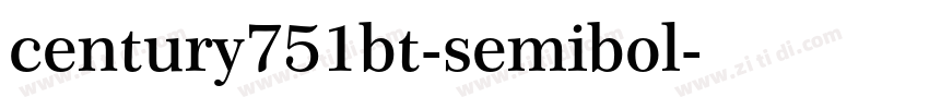 century751bt-semibol字体转换