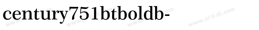 century751btboldb字体转换