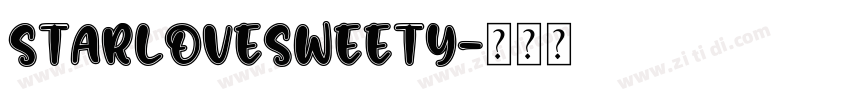 StarLoveSweety字体转换