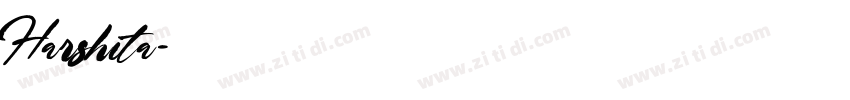 Harshita字体转换