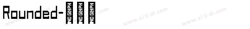 Rounded字体转换