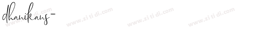 dhanikans字体转换