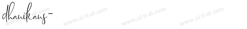 dhanikans字体转换
