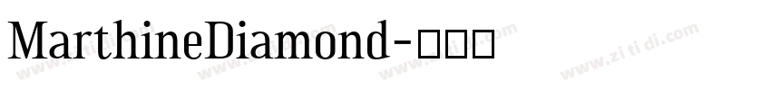 MarthineDiamond字体转换
