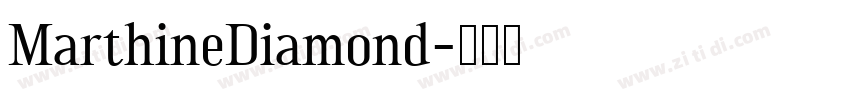 MarthineDiamond字体转换