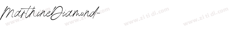 MarthineDiamond字体转换