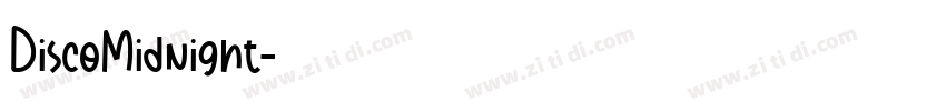 DiscoMidnight字体转换