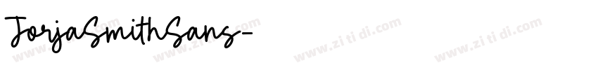 JorjaSmithSans字体转换