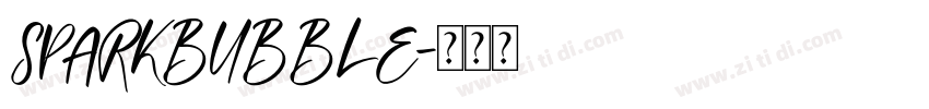 SPARKBUBBLE字体转换