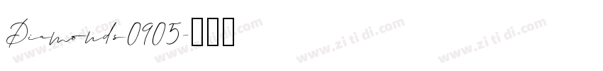 Diamonds0905字体转换