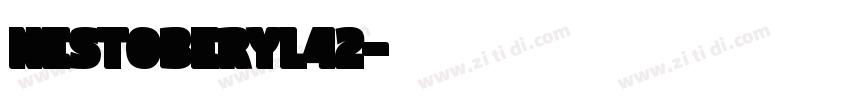 NestoBeryl42字体转换