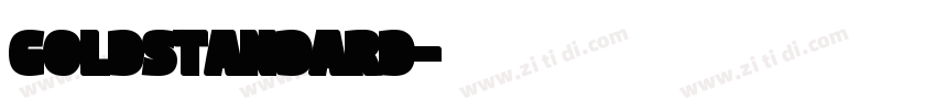 GoldStandard字体转换