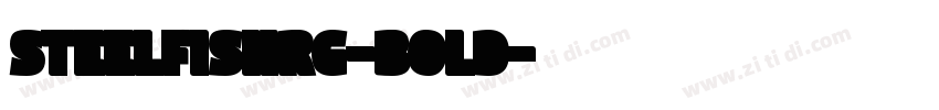 Steelfishrg-bold字体转换
