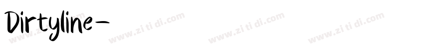Dirtyline字体转换